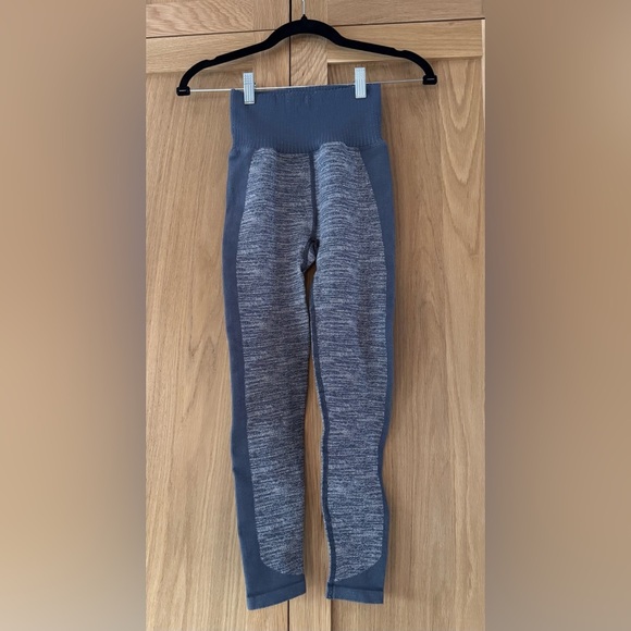 FP Movement by Free People Pants - FP Movement by Free People Gray and Blue Leggings